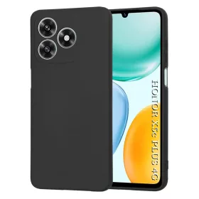 Honor X5c Plus Techsuit SoftFlex Fekete tok