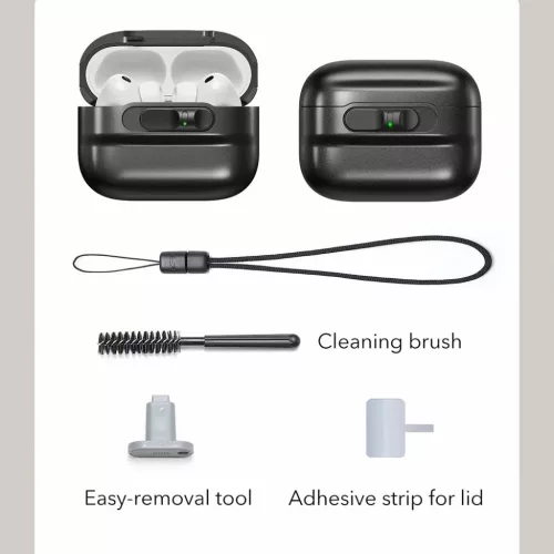 Apple AirPods Pro 3 Fekete ESR Pulse Magnetic FlickLock tok-4894240292112 6 kép