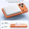 iPhone 17 Pro Frosted Orange ESR Classic Hybrid HaloLock tok-4894240291603 5 kép
