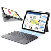 iPad Air 4 (2020) / Air 5 (2022) / Air 11 (2024) / Air 11 (2025) / Air 11 (2026) Sötétszürke ESR Flex billentyűzet tok