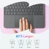 iPad 10 (2022) 10.9 / 11 (2025) Sötétszürke ESR Flex Keyboard Case -4894240274989 3 kép