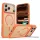 iPhone 17 Pro Frosted Orange ESR Classic Hybrid HaloLock Kickstand tok