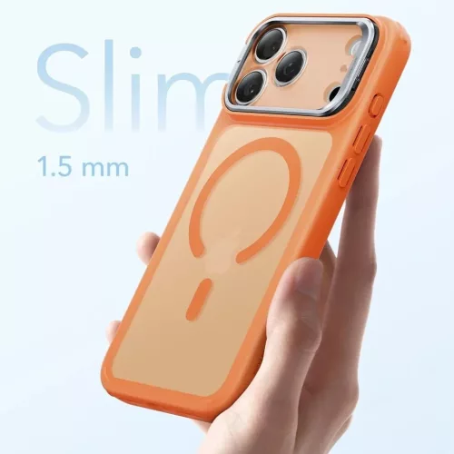 iPhone 17 Pro Frosted Orange ESR Classic Hybrid HaloLock Kickstand tok-4894240291641 5 kép