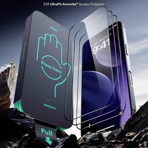 iPhone 17 Pro Max ESR Armorite Screen Protector UltraFit (2 db) - Átl-4894240288122 8 kép