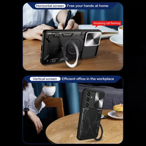 Honor X5c Plus Techsuit CamGuard Pro - Fekete tok-5949419347038 5 kép