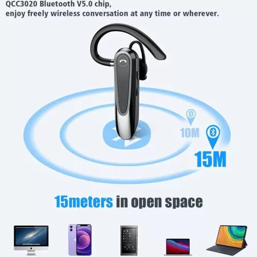 Premium Bluetooth Headset Techsuit (THB54) - Bluetooth, dupla mikrofon-5949419347090 6 kép