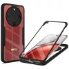 Honor Magic8 Lite Techsuit - ColorVerse 360 Series + Képernyővédő - Fekete tok