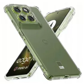   Motorola Edge 70 Techsuit - Shockproof Clear Silicone - Átlátszó tok
