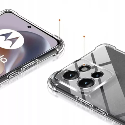 Motorola Edge 70 Techsuit - Shockproof Clear Silicone - Átlátszó to-5949419347311 3 kép