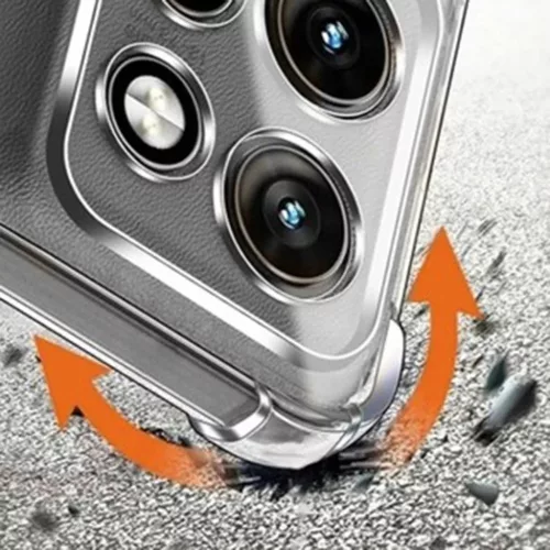 Motorola Edge 70 Techsuit - Shockproof Clear Silicone - Átlátszó to-5949419347311 5 kép
