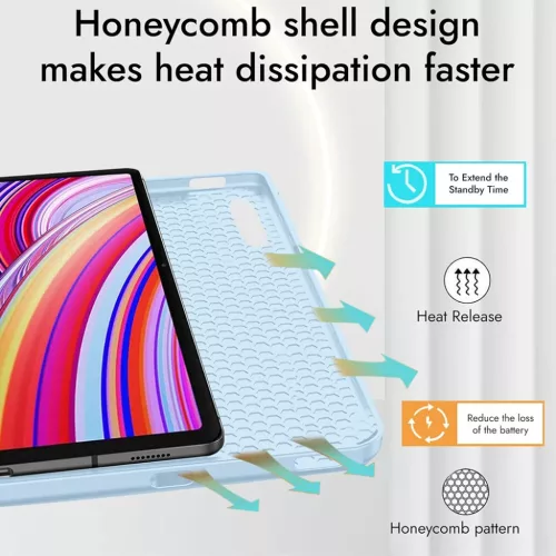 Xiaomi Redmi Pad 2 Pro Zöld Techsuit Flex Trifold (Pencil Holderrel) -5949419347663 4 kép