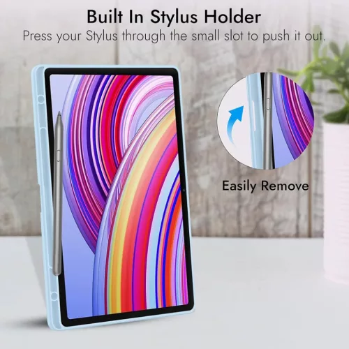 Xiaomi Redmi Pad 2 Pro Zöld Techsuit Flex Trifold (Pencil Holderrel) -5949419347663 6 kép