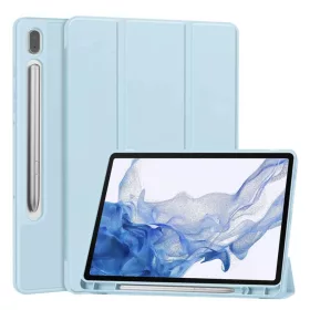   Samsung Galaxy Tab S11 Ultra / Tab S12 Ultra Sky Blue Techsuit - Flex Trifold (with Pencil Holder) tok