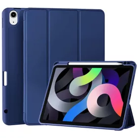   Samsung Galaxy Tab S11 Ultra / Tab S12 Ultra - Techsuit Flex Trifold (with Pencil Holder) Sötétkék tok
