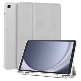   Samsung Galaxy Tab A11 / A9 Szürke Techsuit Flex Trifold (Pencil Tartóval) tok