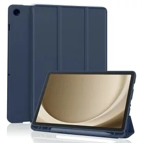   Samsung Galaxy Tab A11 Plus / A9 Plus Techsuit - Flex Trifold (ceruzatartóval) - Sötétkék tok