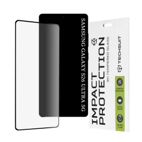    Samsung Galaxy S26 Ultra Fekete Techsuit - 111D Teljes Fedés / Teljes Ragasztású Üveg üvegfólia