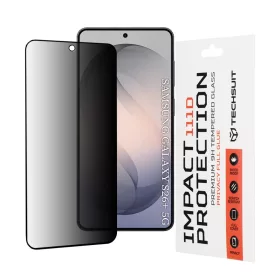   Samsung Galaxy S26 Plus Fekete Techsuit 111D Privacy Full Glue üvegfólia