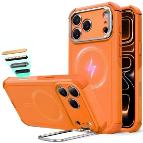 iPhone 17 Pro ESR Cyber Armor Kickstand Narancssárga tok