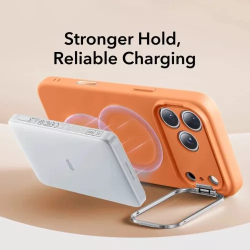 iPhone 17 Pro Max Orange ESR Cloud Soft HaloLock Kickstand tok-4894240291719 6 kép