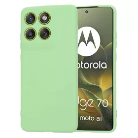 Motorola Edge 70 Techsuit - SoftFlex - Mint Green tok