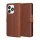 Honor X5c Plus Techsuit - Brown Leather Folio tok