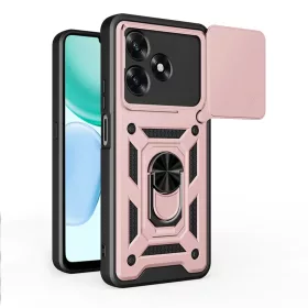 Honor X5c Plus Techsuit CamShield Series - Rózsaarany tok