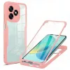 Honor X5c Plus Techsuit - ColorVerse 360 Series + Képernyővédő - Pink tok
