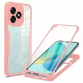   Honor X5c Plus Techsuit - ColorVerse 360 Series + Képernyővédő - Pink tok