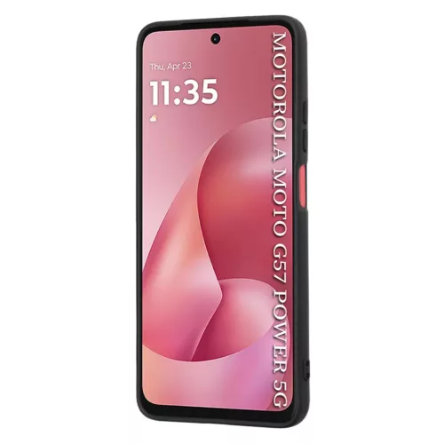 Motorola Moto G57 Power / G67 Power Techsuit SoftFlex - Fekete tok-5949419349261 2 kép