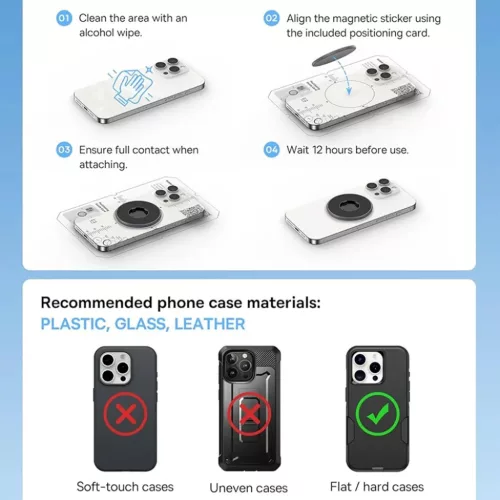 Baseus - Kerékpáros telefontartó PrimeTrip VB1 (C0013D00) - Mágnes-6932172695712 5 kép