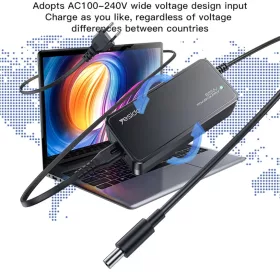 Yesido CG11E univerzális laptopadapter 65W 5A 1m fekete-6942314407776 2 kép