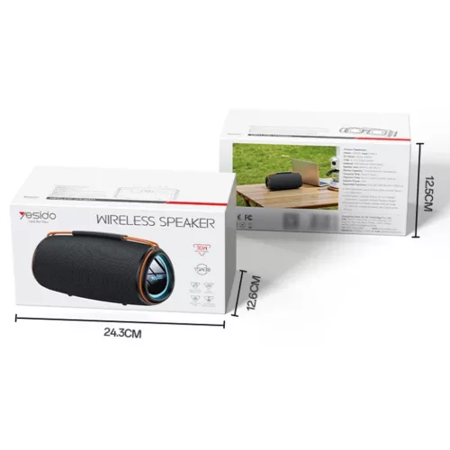 Yesido - Vezeték nélküli Hangszóró (YSW38) - Bluetooth 5.3, RGB V-6942314412732 7 kép