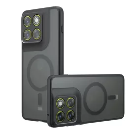   Motorola Edge 70 Techsuit - PureFrost MagSafe - Fagyos Fekete tok