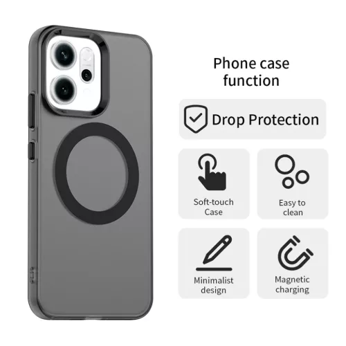 Oppo Reno14 Black Techsuit CandyCase MagSafe tok-5949419349377 5 kép