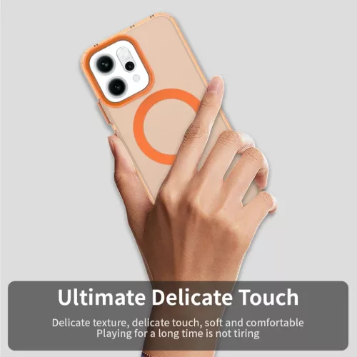 Oppo Reno14 CandyCase MagSafe Techsuit - Narancssárga tok-5949419349322 6 kép