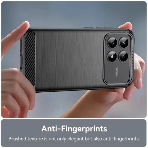 Xiaomi Poco F8 Pro Techsuit - Carbon Silicone - Fekete tok-5949419350502 3 kép