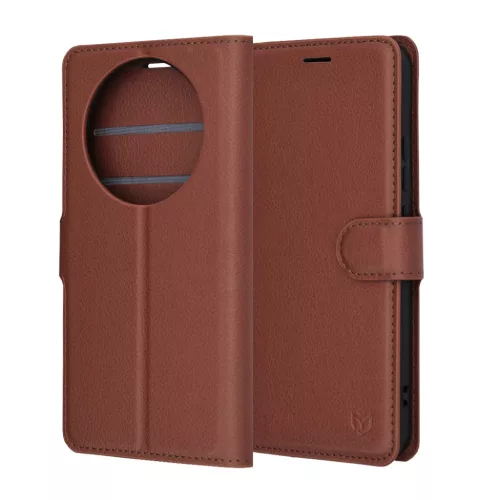 Honor Magic8 Lite Barna Techsuit Leather Folio tok-5949419350243 6 kép