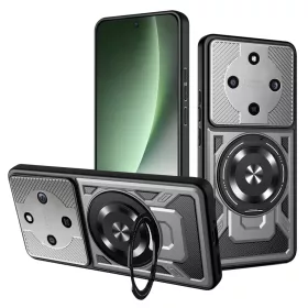 Honor Magic8 Lite Szürke Techsuit RuggedCam tok