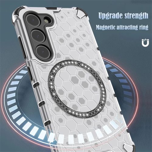 Xiaomi 15T Pro Techsuit - HoneyComb Shield MagSafe - White tok-5949419349889 6 kép