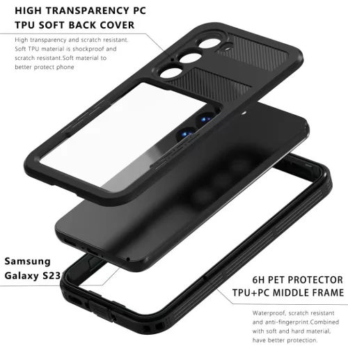 Samsung Galaxy S26 fekete ShellBox IP68 vízálló tok-5949419350625 4 kép