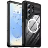 Samsung Galaxy S26 Ultra Fekete ShellBox Vízálló IP68 tok