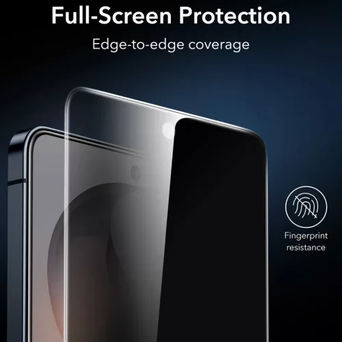 Samsung Galaxy S26 Ultra Fekete ESR Armorite képernyővédő privát -4894240297797 3 kép