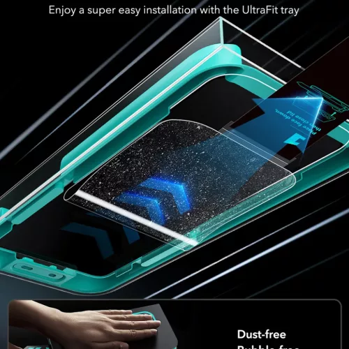 Samsung Galaxy S26 Ultra Fekete ESR Armorite képernyővédő privát -4894240297797 6 kép
