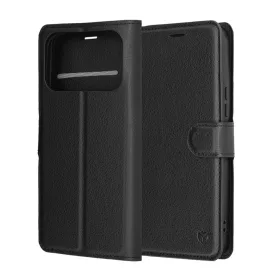  Xiaomi Poco F8 Ultra Fekete Techsuit Bőr fliptok