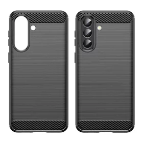 Samsung Galaxy A57 5G Carbon Silicone Techsuit - Fekete tok-5949419353435 2 kép