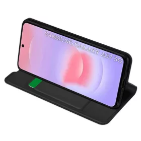  Samsung Galaxy A37 5G Fekete Techsuit Magskin Fliptok-5949419353404 2 kép