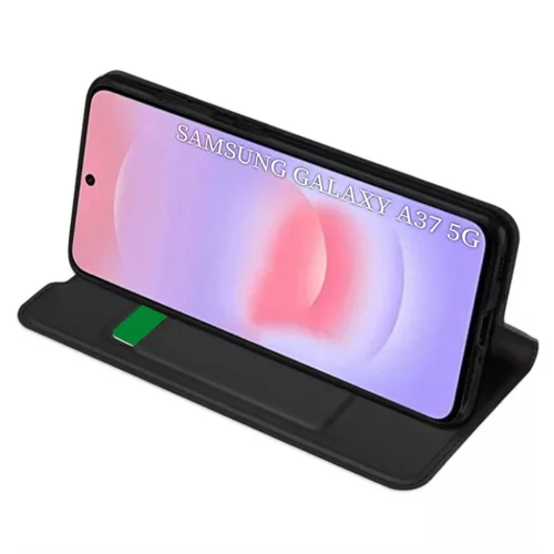  Samsung Galaxy A37 5G Fekete Techsuit Magskin Fliptok-5949419353404 2 kép