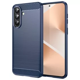 Samsung Galaxy A57 5G Kék Techsuit Carbon szilikon tok