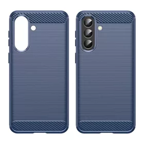 Samsung Galaxy A57 5G Kék Techsuit Carbon szilikon tok-5949419353176 2 kép